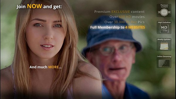 Oldman wird von geiler und junger Blondine angelockt und gefickt